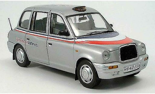 LTI TXI American Airlines 1/18 Sun Star London Taxi gris metallisee 1988 coche miniatura