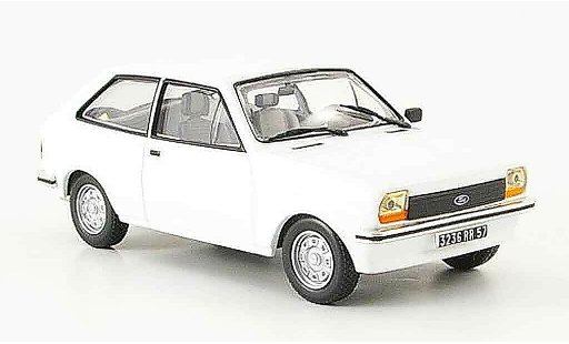 Ford Fiesta MKI 1/43 IXO blanco 1976 coche miniatura