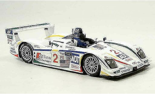 Audi R8 LMP course 1/43 Minichamps 2005 Sebring Pirro Biela McNish coche miniatura