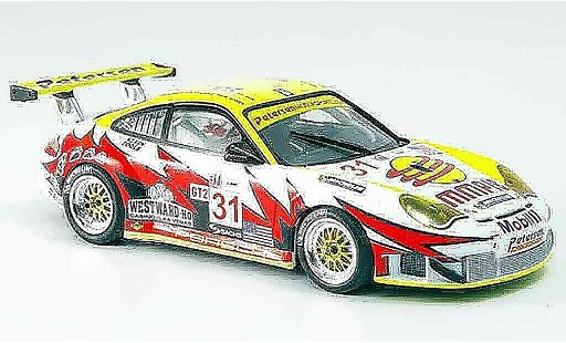 Porsche 911 GT3 RSR 1/43 Minichamps Cls.ganador Sebring Bergmeister Long 2005 coche miniatura