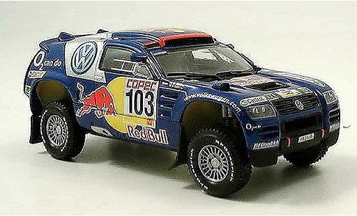 Volkswagen Touareg Dakar 1/43 Minichamps racesaby perin ganador las pampas coche miniatura