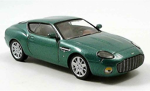 Aston Martin DB7 zagato 1/43 IXO verde 2005 coche miniatura