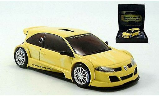 Renault Megane Trophy 1/43 Norev amarillo 2005 coche miniatura