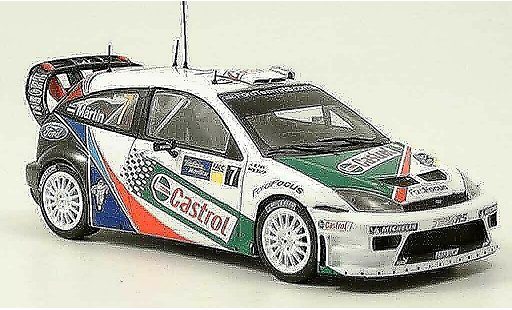 Ford Focus RS WRC 1/43 Minichamps ganador Catalunya Maertin Park 2004 coche miniatura