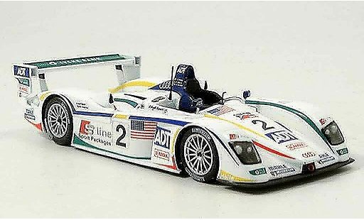 Audi R8 coupe 1/43 Minichamps 2005 LM ADT Biela Pirro McNish 3ter coche miniatura