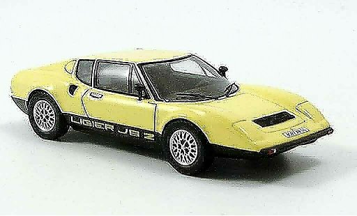 Ligier JS2 Base 1/43 Spark amarillo 1972 coche miniatura