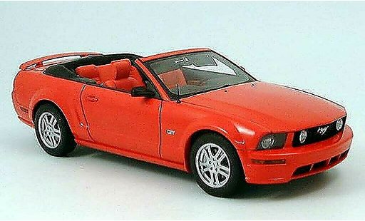 Ford Mustang Convertible 1/18 Autoart gt rojo coche miniatura