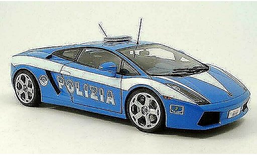 Lamborghini Gallardo Base 1/18 Autoart police italien coche miniatura