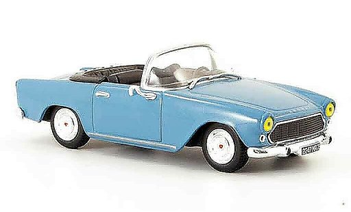 Simca Oceane Cabriolet 1/43 Norev cabrio azul 1956 coche miniatura