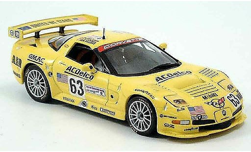 Chevrolet Corvette course 1/43 IXO C5 R No.63 24h Le Mans 2002 coche miniatura