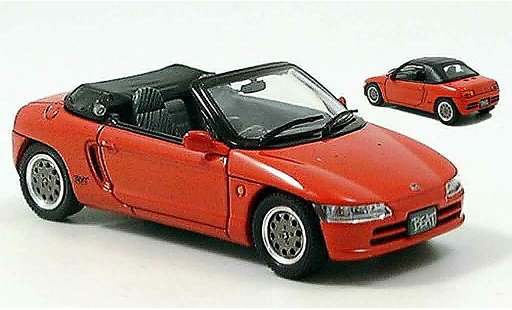 Honda Beat Base 1/43 Ebbro rojo 1991 coche miniatura