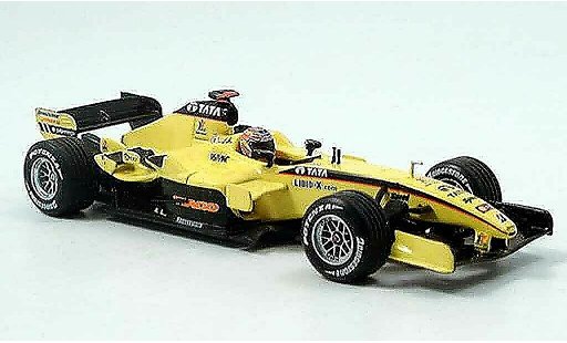Toyota F1 Jordan 1/43 Minichamps ej 15 d.monteiro dritter platz g.p. usa 2005 coche miniatura