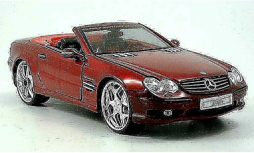 Mercedes C AMG 1/18 Maisto 55 cabrio rojo tuningcar playerz coche miniatura