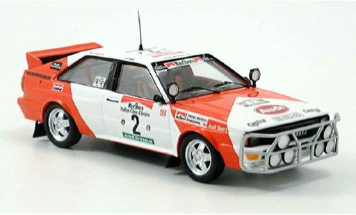 Audi Quattro rallye 1/43 Trofeu Rally Cote D?Ivoire No.2 Mouton Pons coche miniatura