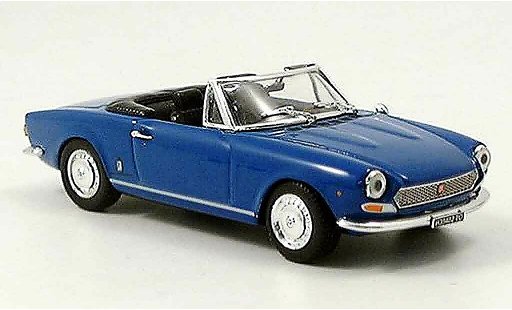 Fiat 124 Sport Spider 1/43 Vitesse BS1 azul abierto coche miniatura