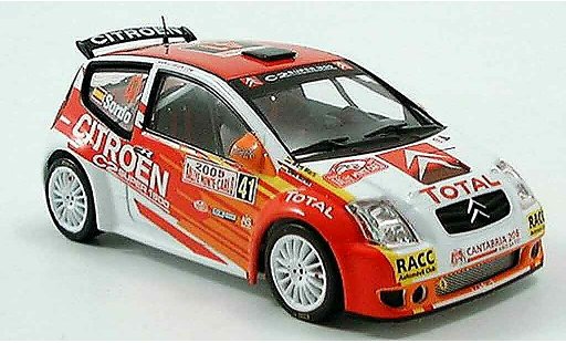 Citroen C2 S1600 1/43 IXO no.41 rallye monte carlo 2005 coche miniatura