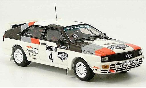 Audi Quattro rallye 1/43 Vitesse No. 4 ganador Janner Rally coche miniatura