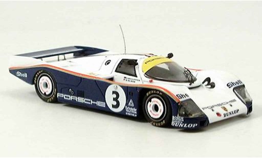 Porsche 962 1986 1/43 Spark No. 3 Le Mans coche miniatura