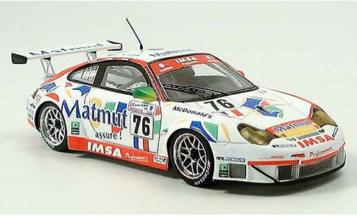 Porsche 911 GT3 RS 1/43 Spark No. 76 Le Mans 2005 coche miniatura
