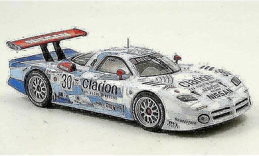Nissan R390 Le Mans 1/43 IXO GT1 Clarion No. 30 1998 coche miniatura