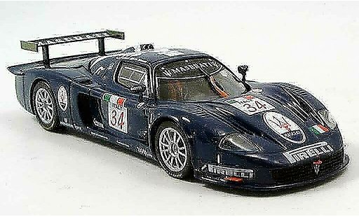 Maserati MC12 Base 1/43 IXO no. 34 fia gt imola 2004 coche miniatura