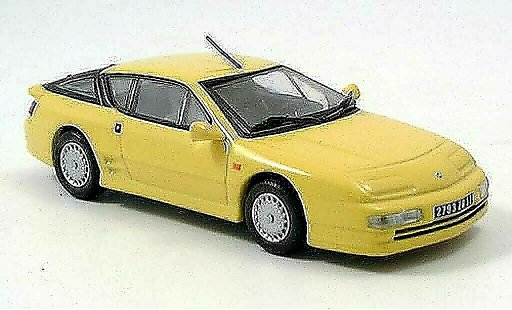 Alpine A610 turbo 1/43 Norev A 610 amarillo coche miniatura