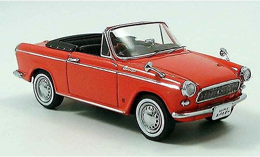 Daihatsu Compagno Berline 1/43 Ebbro Spider rojo 1965 coche miniatura