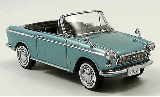 Daihatsu Compagno Berline 1/43 Ebbro Spider azul 1965 coche miniatura