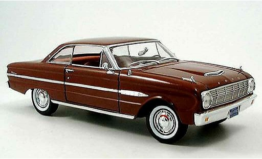 Ford Falcon coupe 1/18 Yat Ming marron 1963 coche miniatura