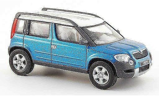 Skoda Yeti Base 1/43 Abrex azul 2005 coche miniatura