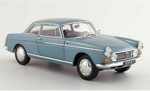 Peugeot 404 coupe 1/18 Norev gris azul coche miniatura