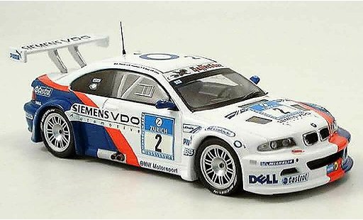 Bmw M3 course 1/43 IXO GTR E46 No. 2 Lamy Huisman Nurburgring 2005 coche miniatura