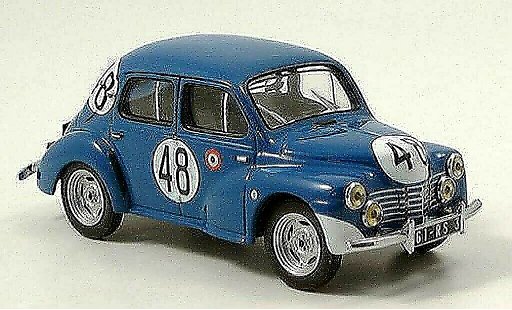 Renault 4CV Racing 1/43 IXO No. 48 Le Mans 1948 coche miniatura