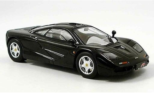 McLaren F1 GTR GTR 1/43 IXO negro 1996 coche miniatura