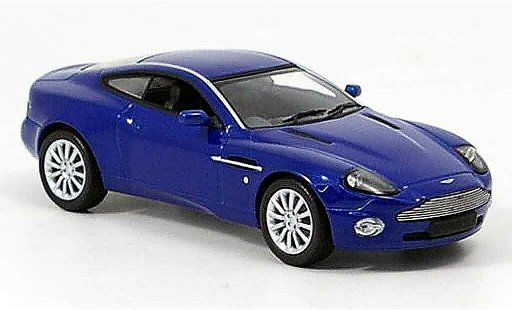 Aston Martin Vanquish coupe 1/43 Minichamps v12 azul coche miniatura