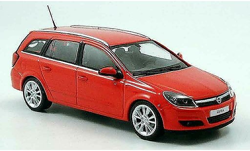 Opel Astra Base 1/43 Minichamps caravan rojo 2004 coche miniatura