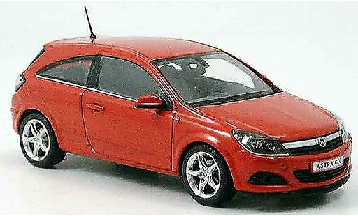 Opel Astra GTC 1/43 Minichamps rojo 2005 coche miniatura
