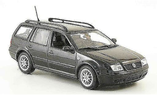 Volkswagen Bora Variant 1/43 Minichamps negro 1999 coche miniatura