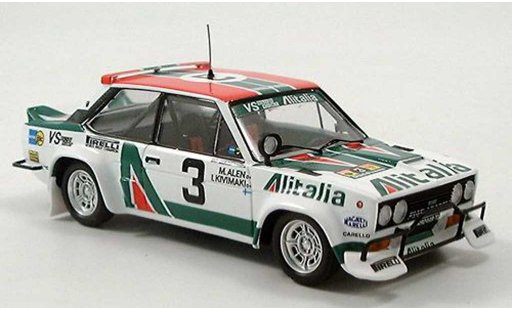 Fiat 131 Abarth 1/43 Trofeu Rally Safari 1979 coche miniatura
