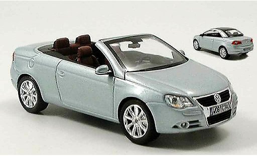 Volkswagen Eos Base 1/43 Norev cabrio gris metallisee avec hardtop coche miniatura