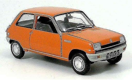 Renault 5 TL 1/18 Solido naranja 1972 coche miniatura