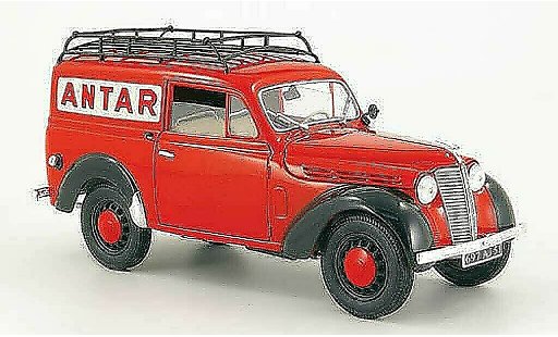 Renault Juvaquatre Base 1/18 Solido rojo antar 1952 coche miniatura