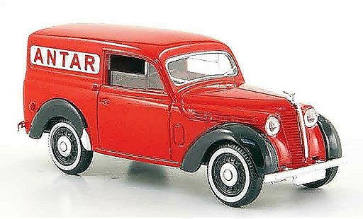 Renault Juvaquatre Base 1/43 Solido lieferwagen antar rojo 1952 coche miniatura
