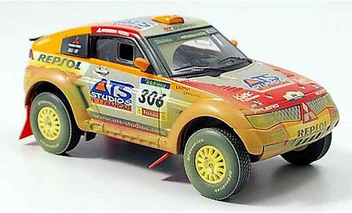 Mitsubishi Pajero Evolution 1/43 Solido MPR11 avec Schmutzeffekt 2005 coche miniatura