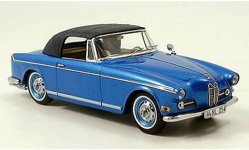 Bmw 503 cabriolet 1/43 Schuco Descapotable avec Softtop azul coche miniatura