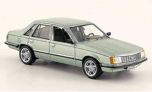 Opel Senator A1 1/43 Schuco a gris metalliseeverde coche miniatura
