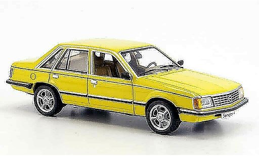 Opel Senator A1 1/43 Schuco a amarillo coche miniatura