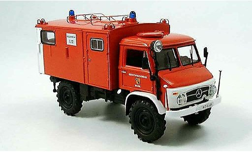 Mercedes Unimog 401-404 1/43 Schuco 404S Funkmaletero pompier coche miniatura