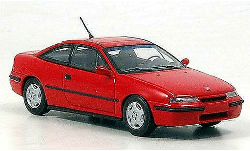 Opel Calibra Base 1/43 Minichamps rojo 1991 coche miniatura