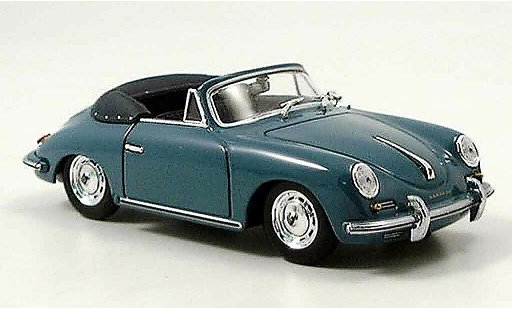 Porsche 356 1960 1/43 Minichamps B Descapotable azul coche miniatura